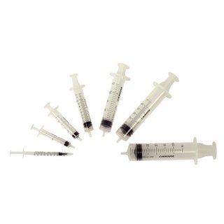 100 x Seringue 3 pièces KRUUSE UU 2->3 ml centrée