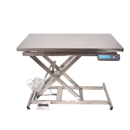 Table de consultation électrique avec pesée intégrée