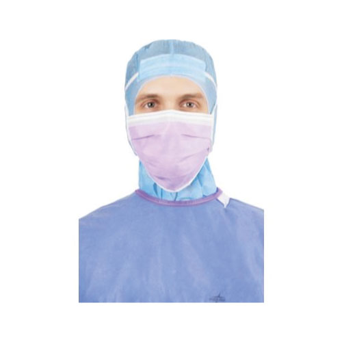 [NONE27422] 50 x Masque violet chirurgie IIR à liens