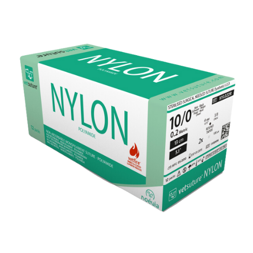 [NYL2SN] 12 x NYLON - EP2, USP3/0, 90cm - Aig. droite RC, 50mm