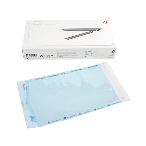 [980095] 200 x Pochette d'autoclave autocollante 25 x 50 cm